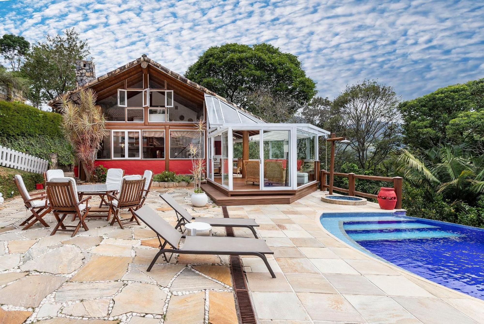 Casa Maria Comprida, Servico Incluido, Linda Vista Petrópolis Buitenkant foto